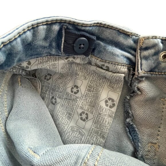 Cat & Jack Girls Jean Short Bermuda Ultimate Stretch Expandable (Sz 7/8M, W24) - Picture 5 of 5